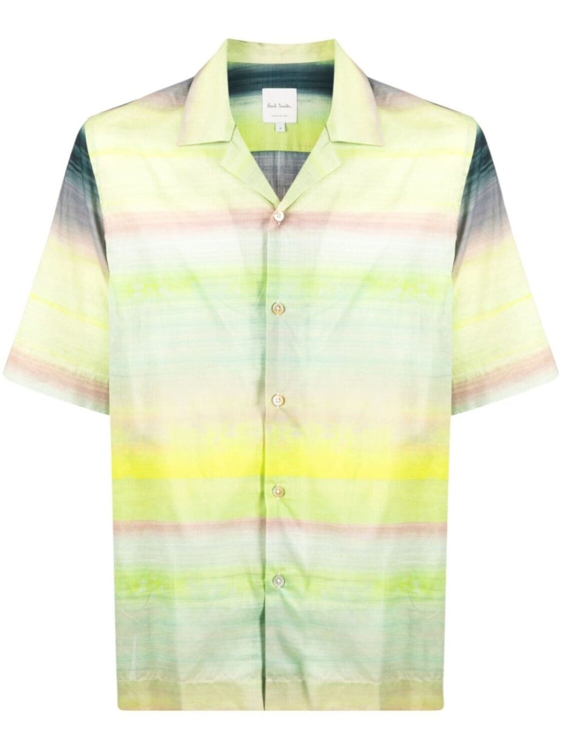 

Рубашка Untitled Stripe с короткими рукавами Paul Smith, зеленый