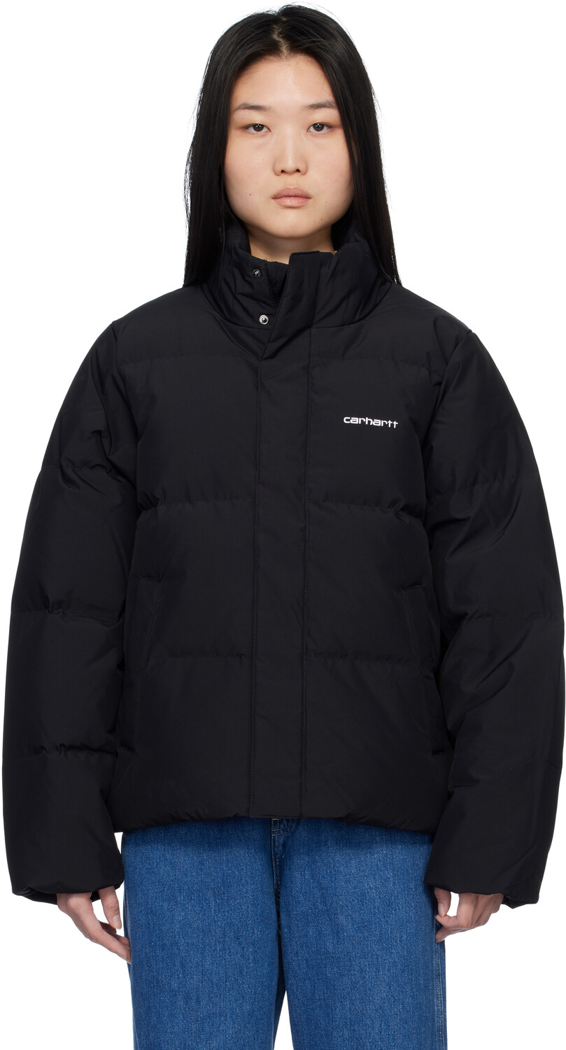 

Черный пуховик Yanie Carhartt Work In Progress
