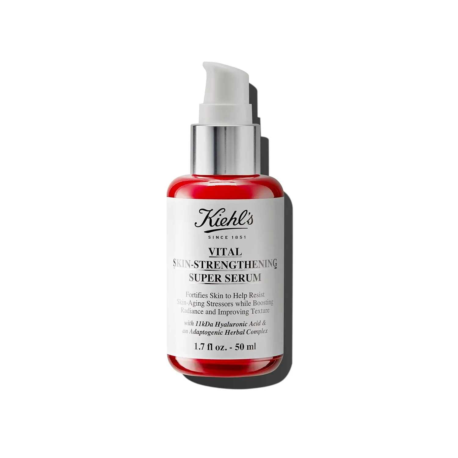 Сыворотка Kiehl's — Vital Skin-Strengthening Hyaluronic Acid Super Serum, усиливает сияние и разглаживает, 50 мл