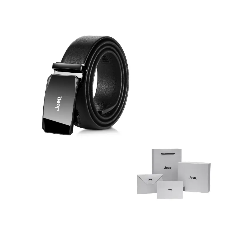 

Ремень мужской из спилка кожи, 35 см Jeep, черный