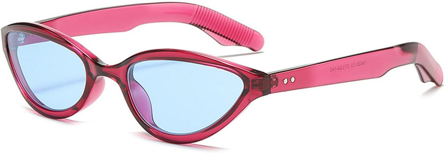 

Солнцезащитные очки Laureles Small Cat Eye Y2K для женщин и мужчин, для активного отдыха и путешествий, в стиле хип-хоп, овальные, цвета шампанского, для вечеринок, C2