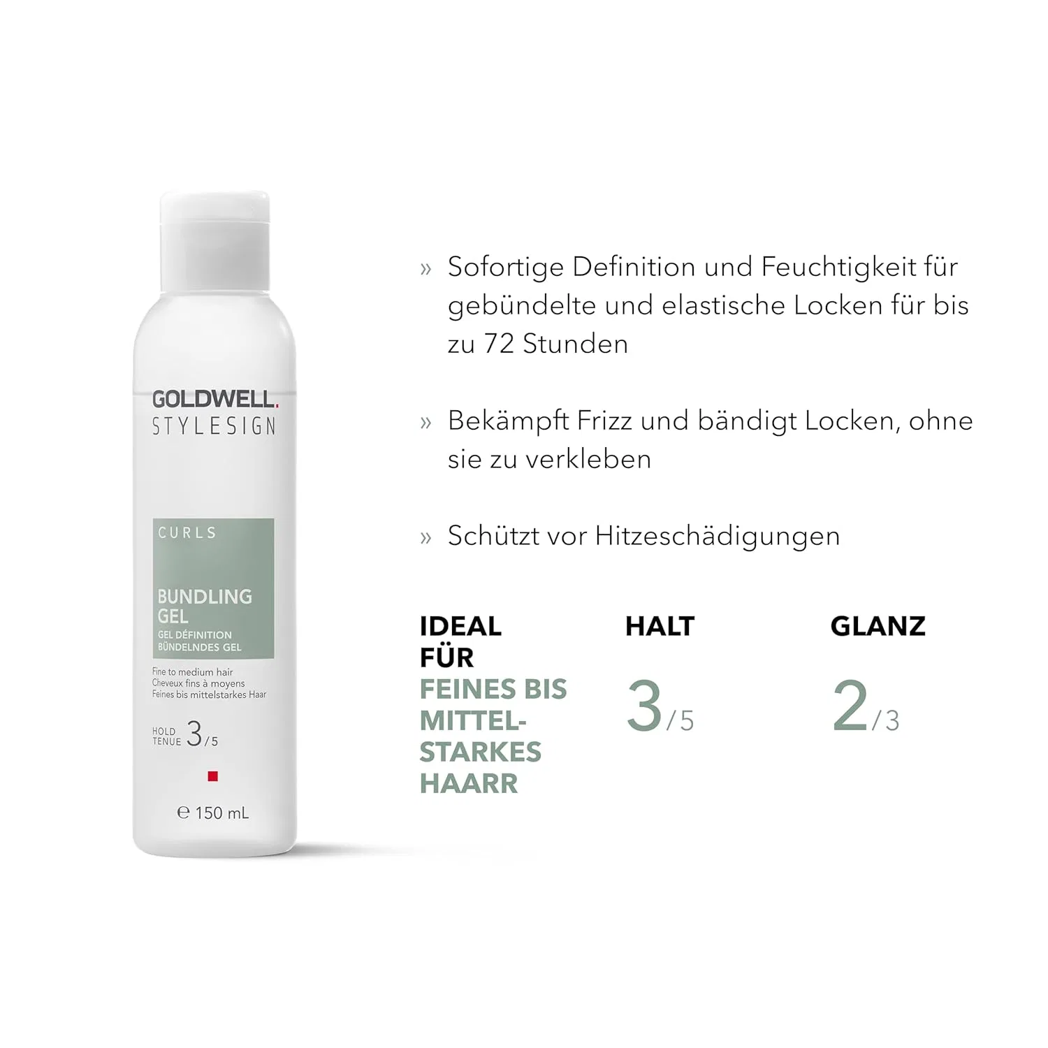 Гель для формирования локонов «Stylesign Curls Bundling Gel» от Goldwell Goldwell, Multicoloured — фото 3