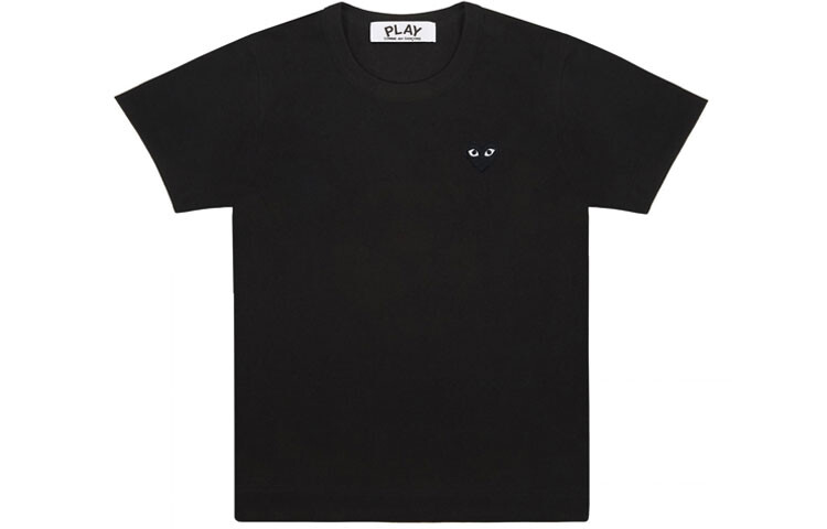 

Футболка с эмблемой CDG Play Black Черная