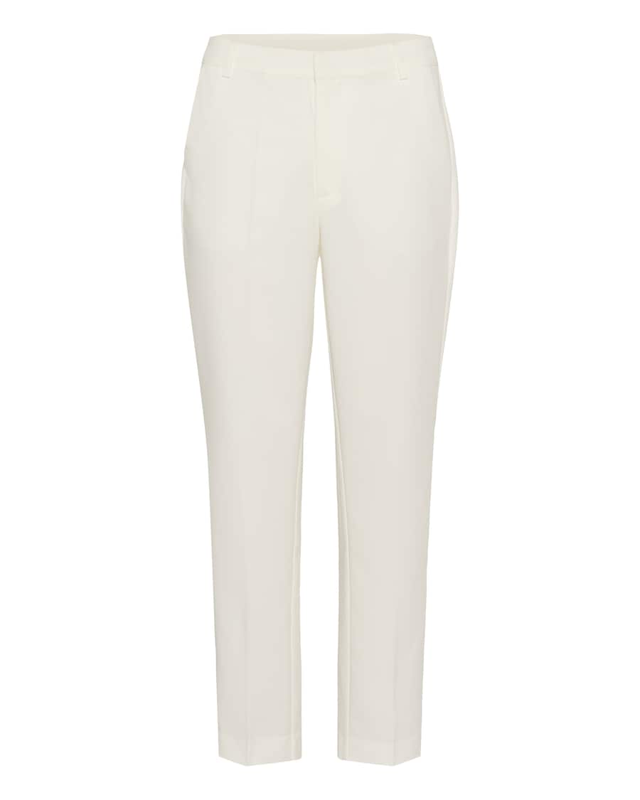 

Обычные плиссированные брюки Kaffe Sakura, от белого
