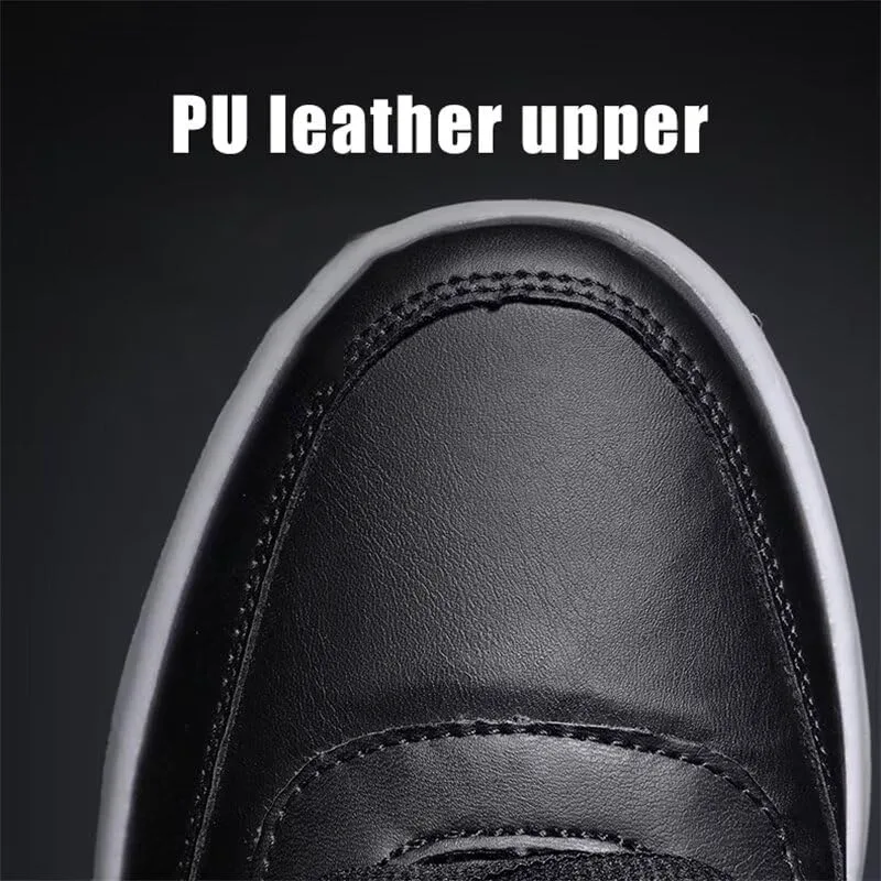 

Мужские модные прогулочные кроссовки из мягкой ПУ-кожи для спорта, бега и путешествий Zonkacen, серый