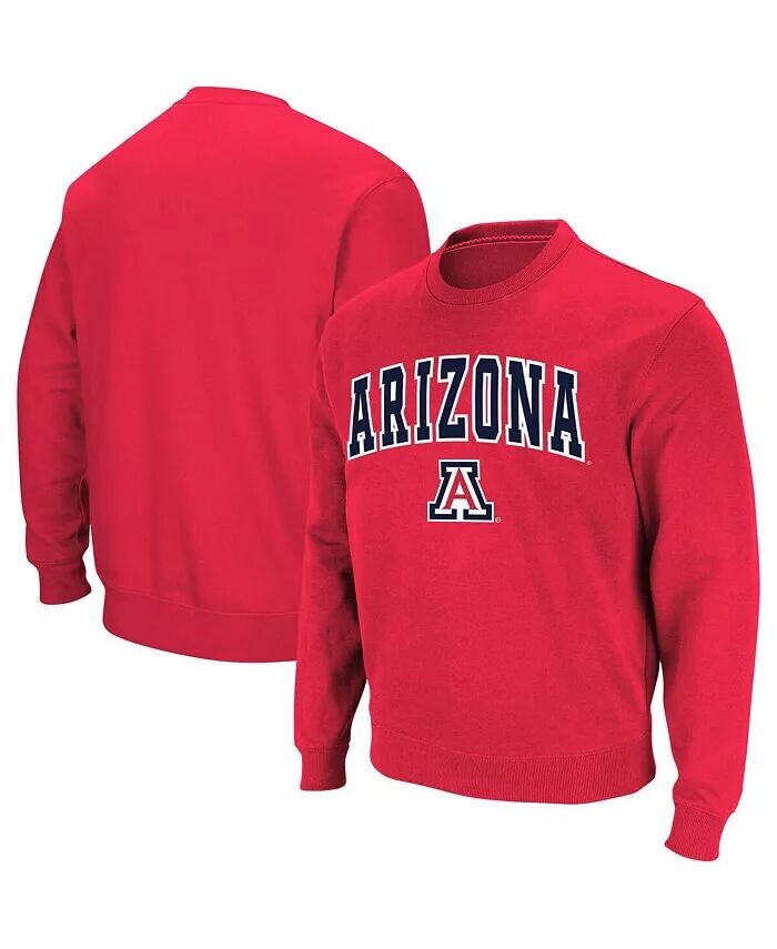 

Мужская толстовка Arizona Wildcats с круглым вырезом и логотипом Colosseum, красный
