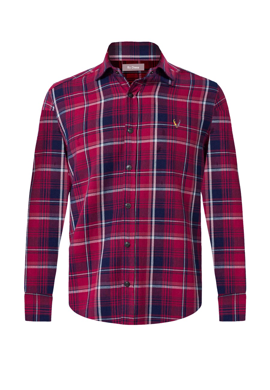 

Рубашка обычного кроя на пуговицах By Diess Collection, цвет bright red
