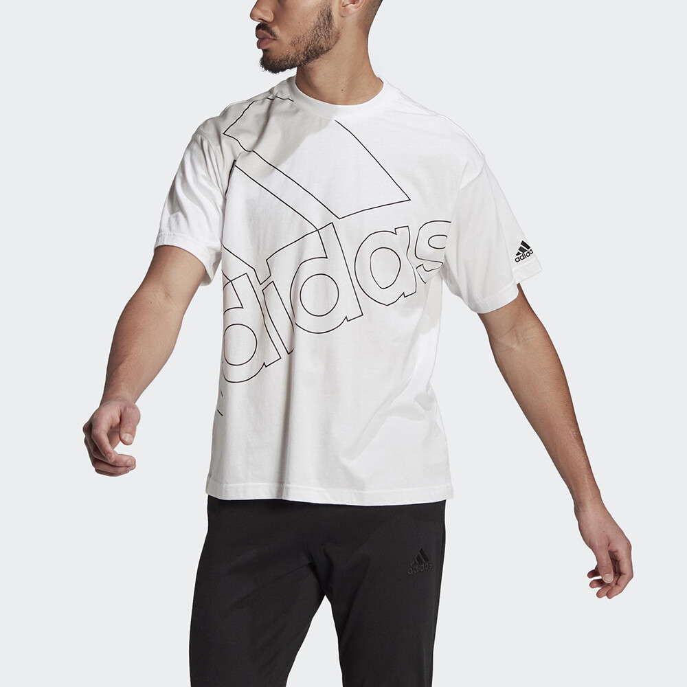 Футболка U Favs Q1 мужская белая Adidas Originals, белый — фото 2