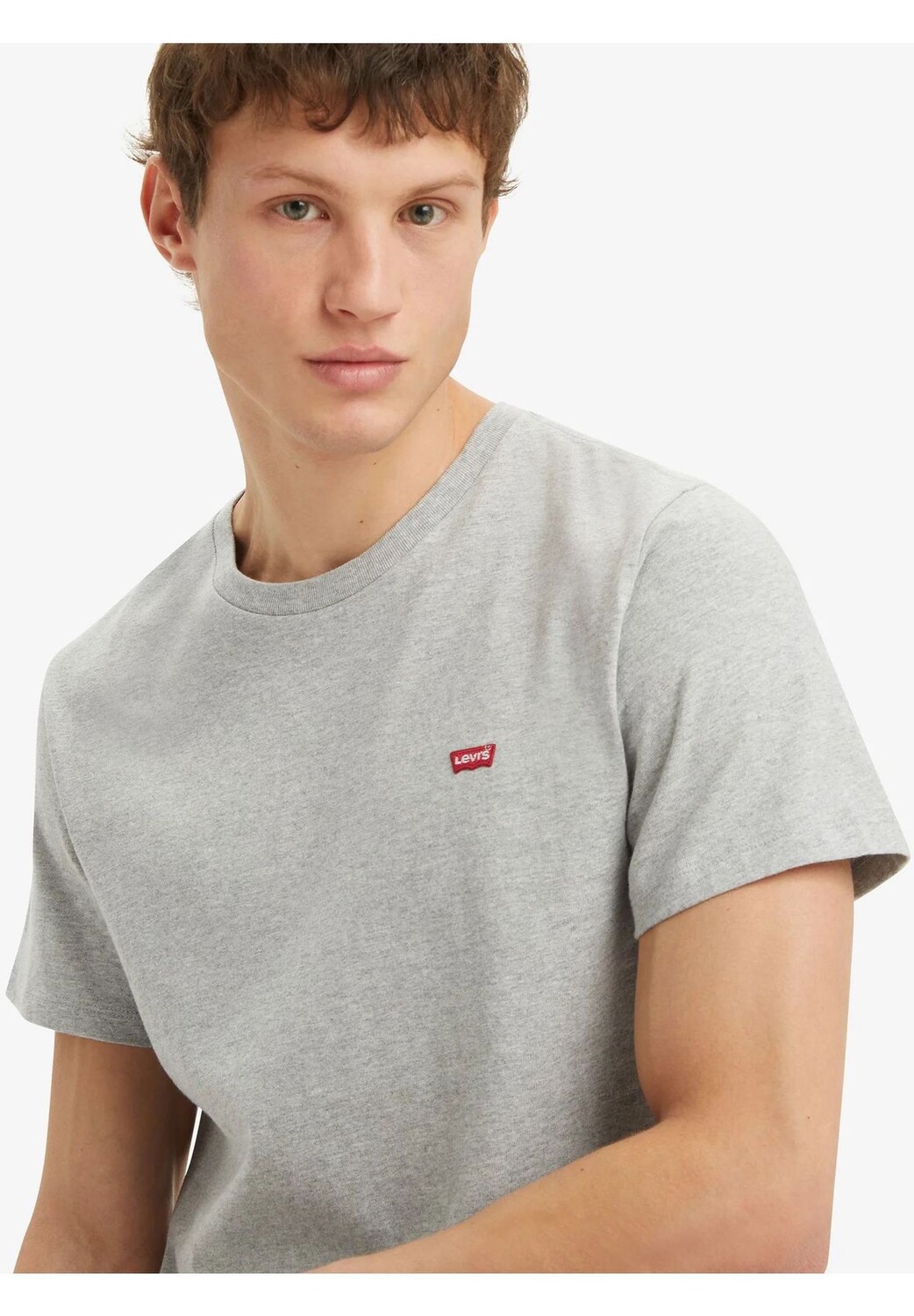 Футболка с нашивкой-логотипом, мужская Levi's, цвет 49 Grau — фото 3