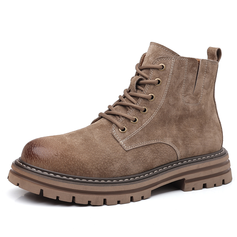 

MUSNODO Короткие мартинсы мужские хаки, цвет Khaki