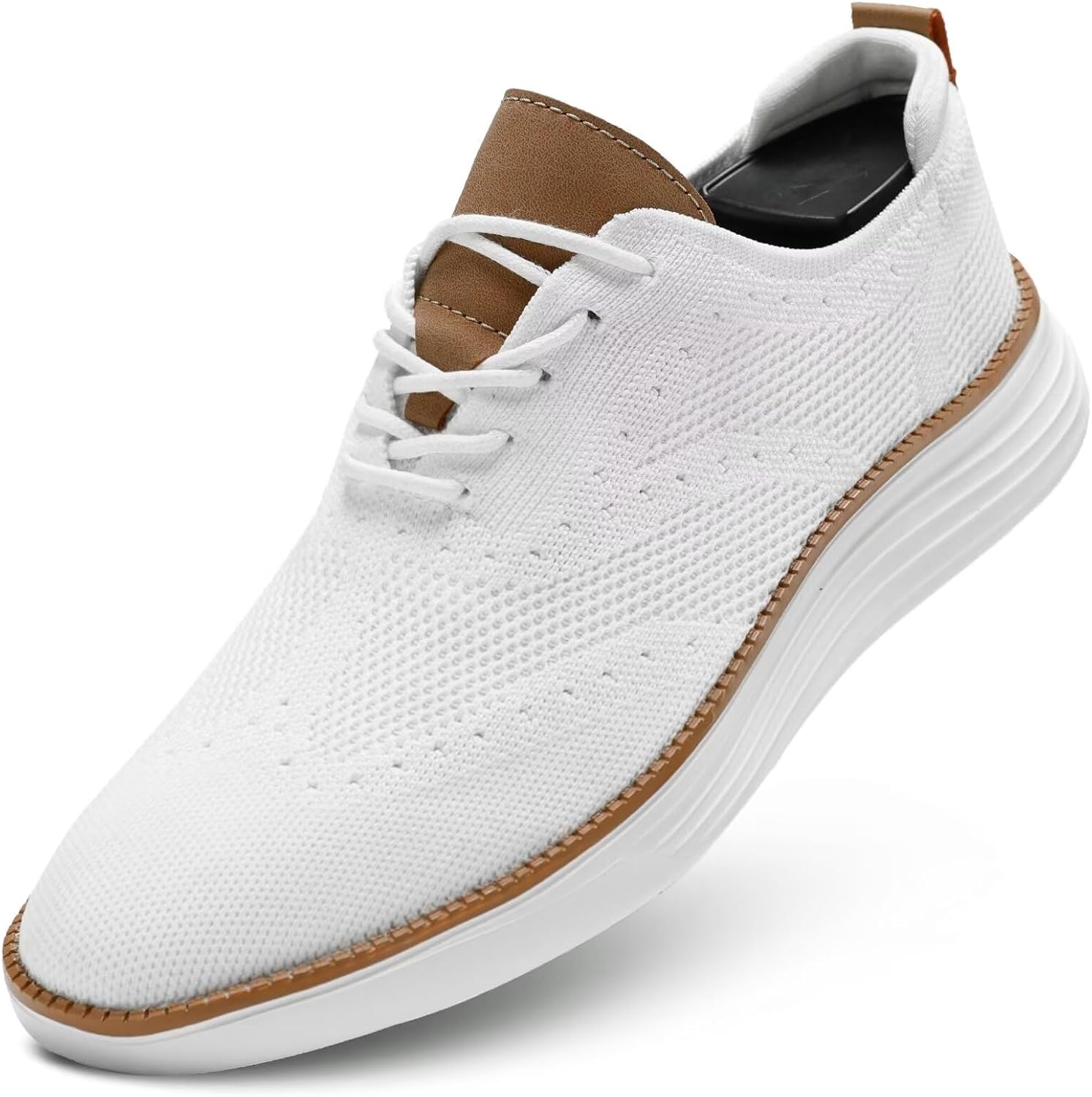 

Мужские повседневные лоферы, слипоны для прогулок, стильные кроссовки, сетчатые деловые оксфорды, рабочая обувь с легкой мягкой подошвой, zapatos Wrezatro, белый