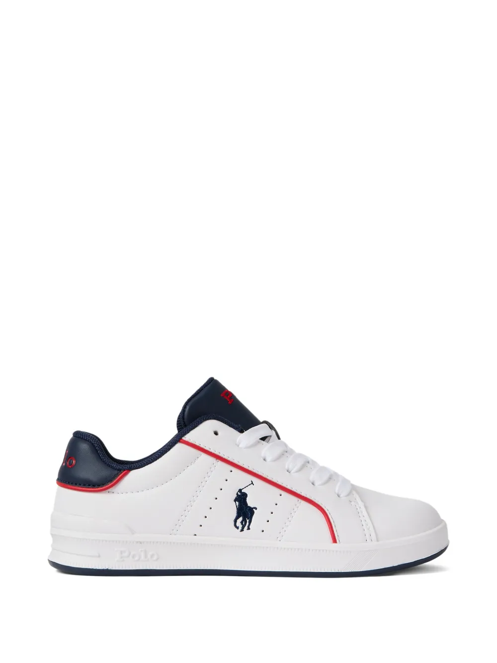 Кроссовки Heritage Court III Polo Ralph Lauren Kids, белый — фото 2