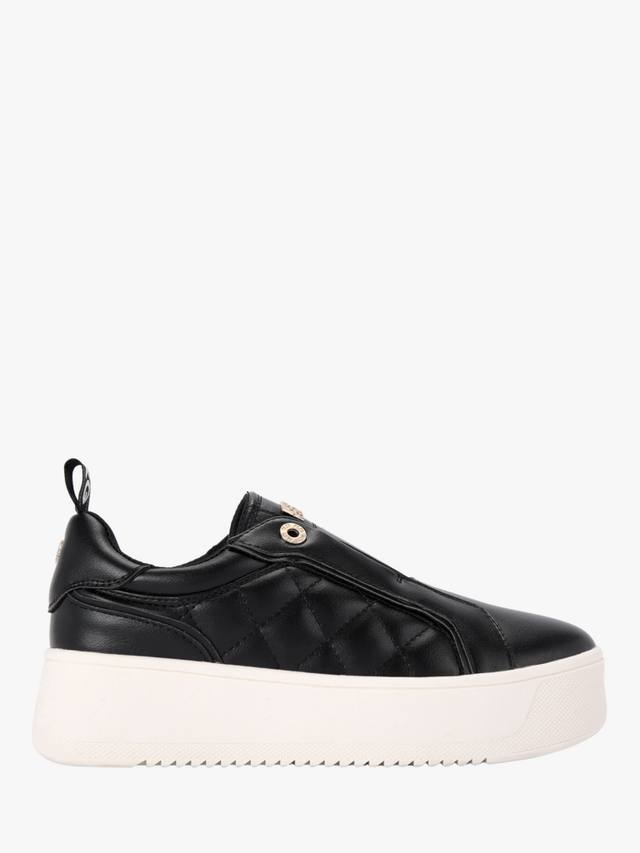 Беспроводные стеганые массивные кроссовки Lighter KG Kurt Geiger, Black