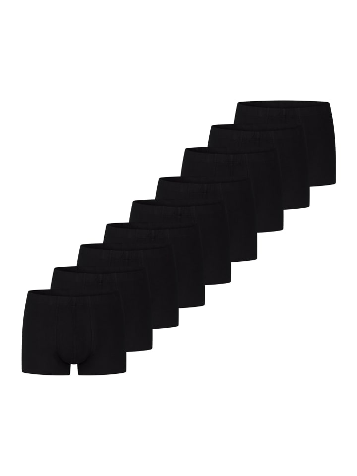 

UNCOVER BY SCHIESSER Ретро шорты/брюки базового стиля, черные