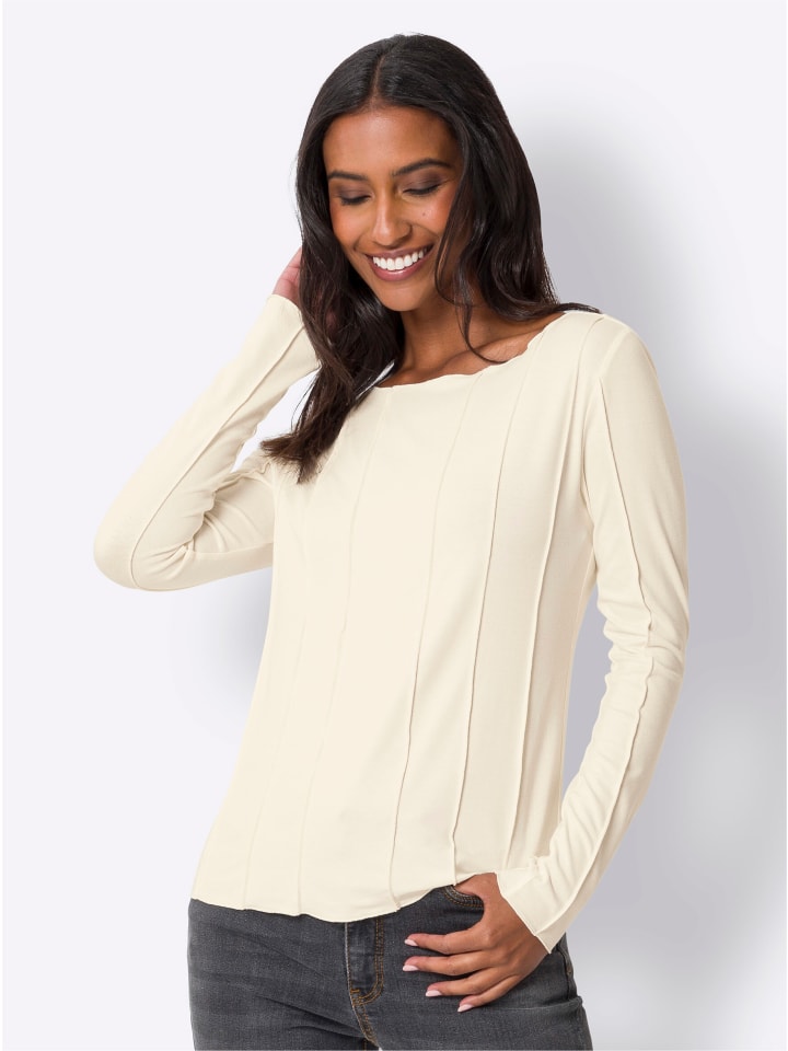 

Рубашка с длинными рукавами цвета шампанского Heine