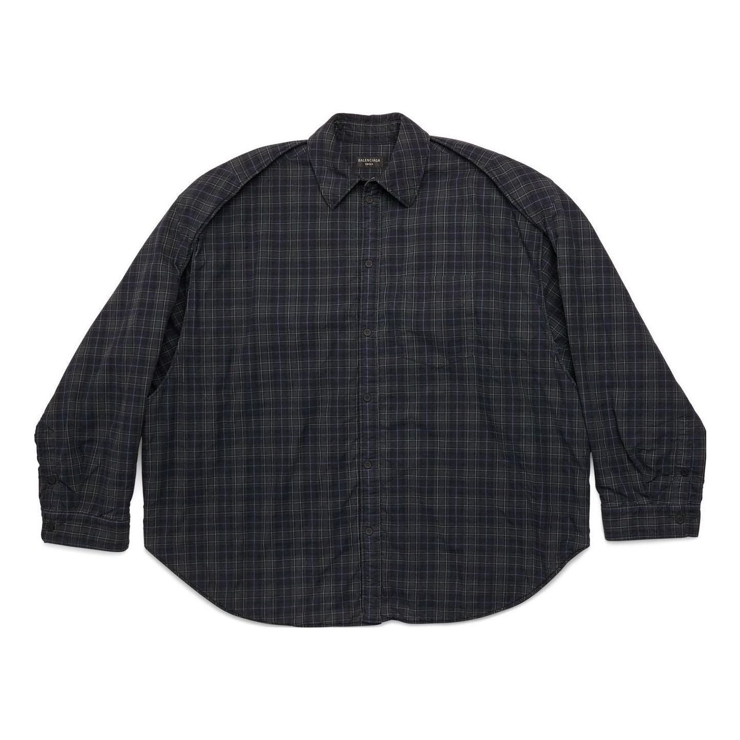 

Рубашка Balenciaga Detachable Sleeves Shirt Large Fit 'Grey'