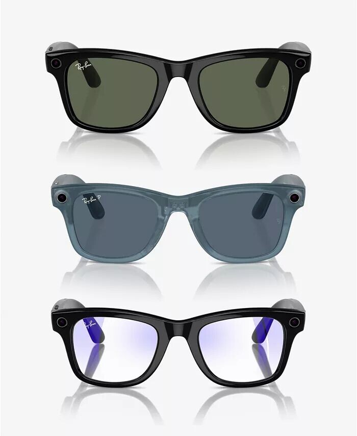 

Коллекция смарт-очков Ray-Ban Meta Wayfarer унисекс, черный