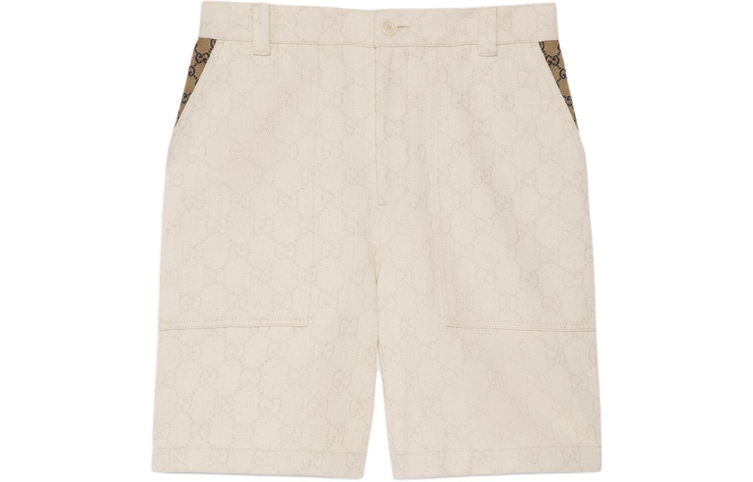 

Повседневные шорты мужские цвета слоновой кости Gucci, белый