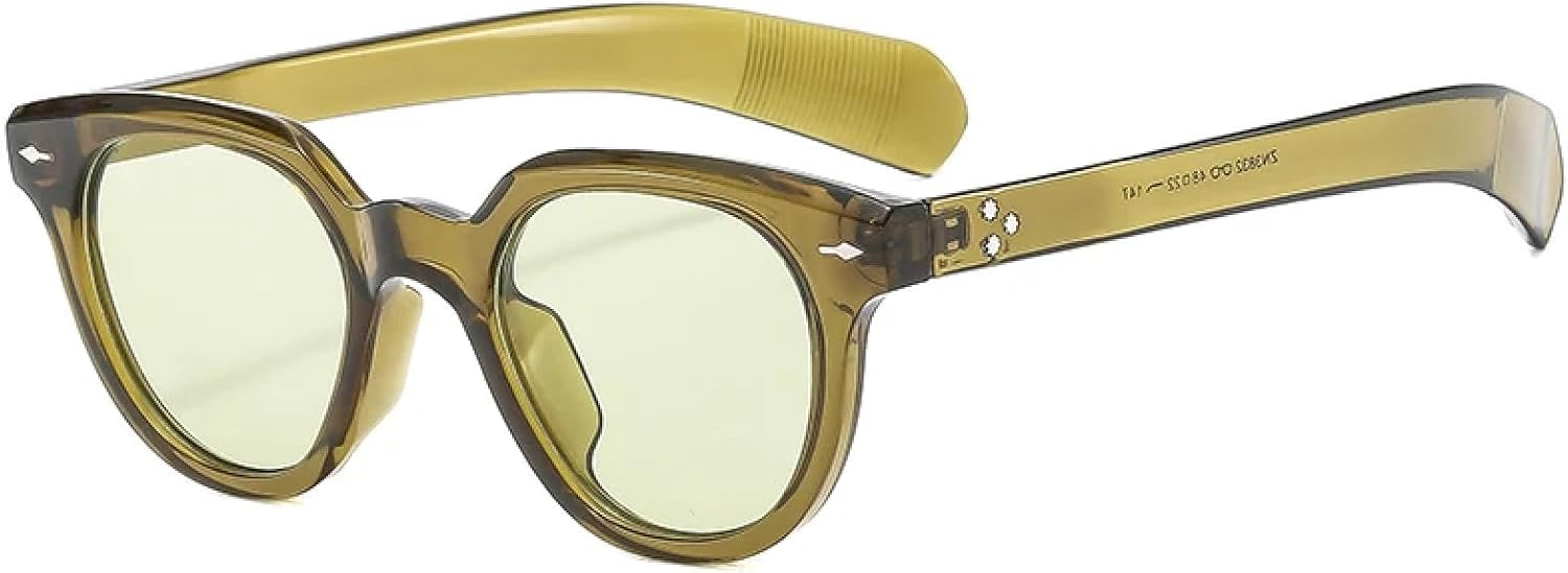 

Солнцезащитные очки с защитой от УФ-излучения UV400 | Овальные, с рисунком «леопардовый принт» | Для женщин и мужчин, для занятий спортом на открытом воздухе и вождения DSVIGF, Olive Green