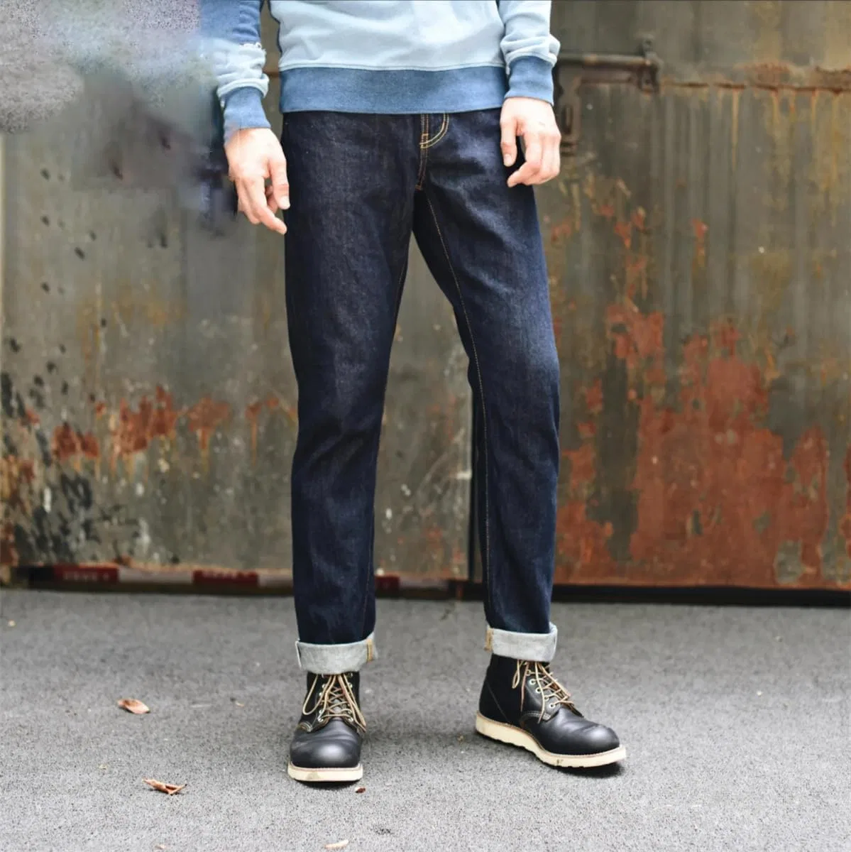 Джинсы с защитой от складок, Selvedge, Indigo — фото 2