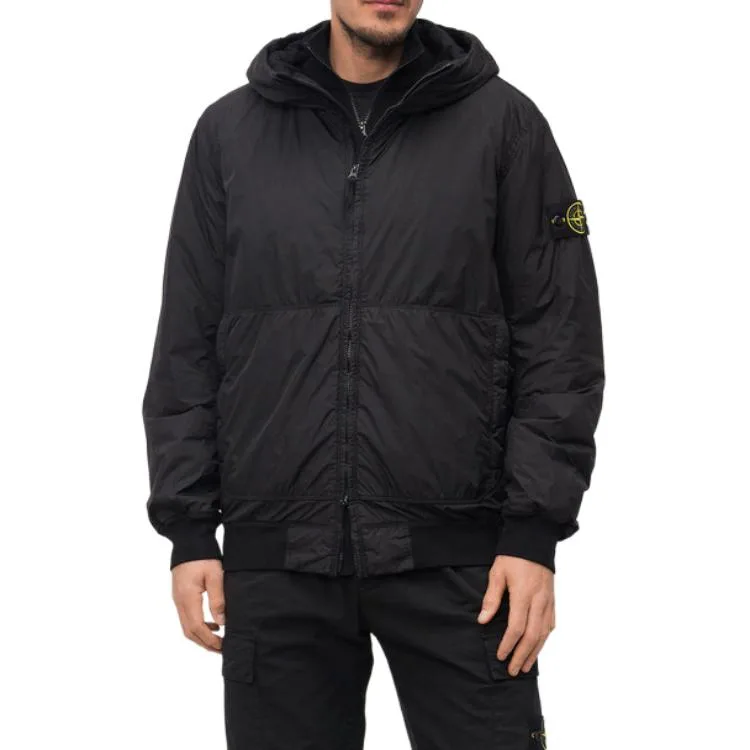 Пуховик мужской STONE ISLAND, черный — фото 4