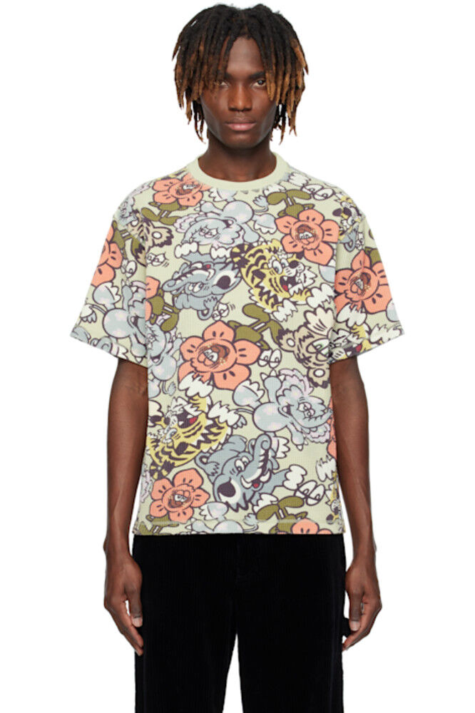 

Разноцветная футболка Kenzo Paris VERDY Edition большого размера