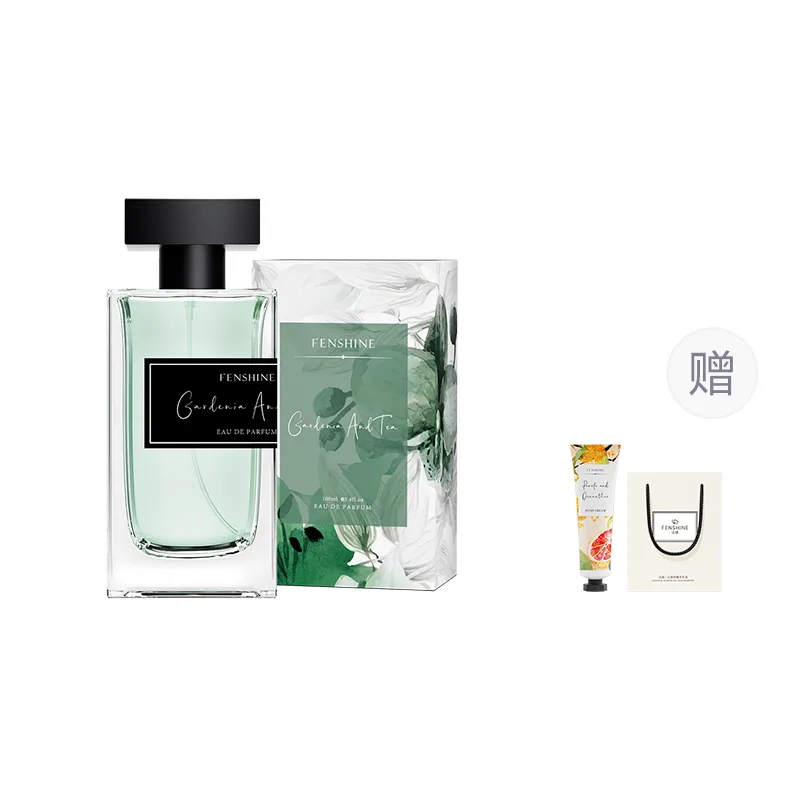 FENSHINE Женский парфюм Gardenia And Green Tea с цветочно-фруктовым аккордом, Gardenia and Osmanthus Hand Cream 100ml+Osmanthus Hand Cream 30g