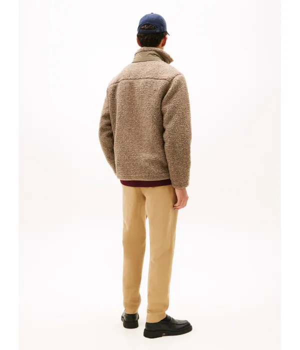 Толстовка Тедди Regular fit Tommy Hilfiger, коричневый — фото 3
