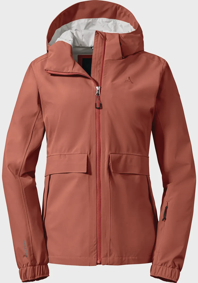 

Уличная куртка Schöffel "Jacket Lausanne L", с капюшоном, красный