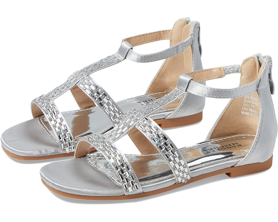 

Сандалии Badgley Mischka Lisa Braided Sandal, серебряный