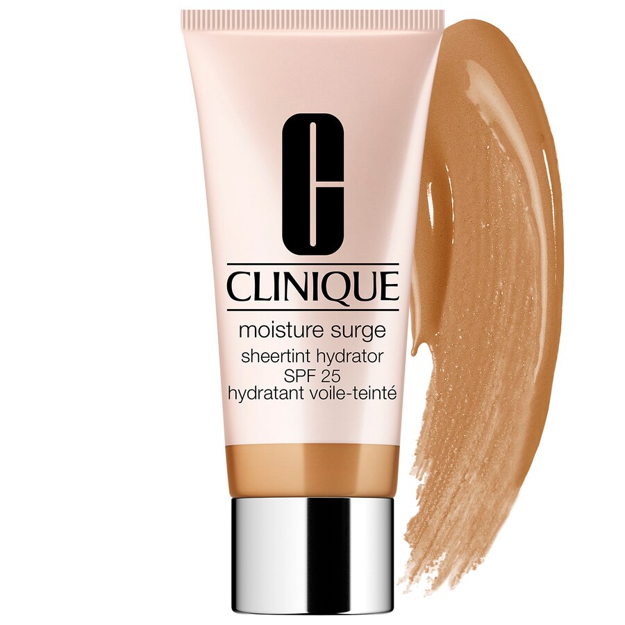 

Увлажняющий крем-тонирующий крем Moisture Surge Sheertint Hydrator с широким спектром защиты SPF 25 CLINIQUE, 1.4 oz/40 mL, Medium
