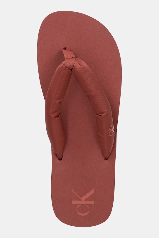 Шлепки BEACH SANDAL FLATFORM TTXR SATIN Calvin Klein Jeans, розовый — фото 4