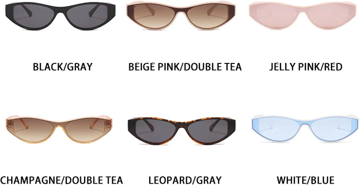 

Женские солнцезащитные очки «кошачий глаз» с градиентным переходом цвета, мужские солнцезащитные очки с защитой от УФ-излучения UV400 DSVIGF, Black Grey