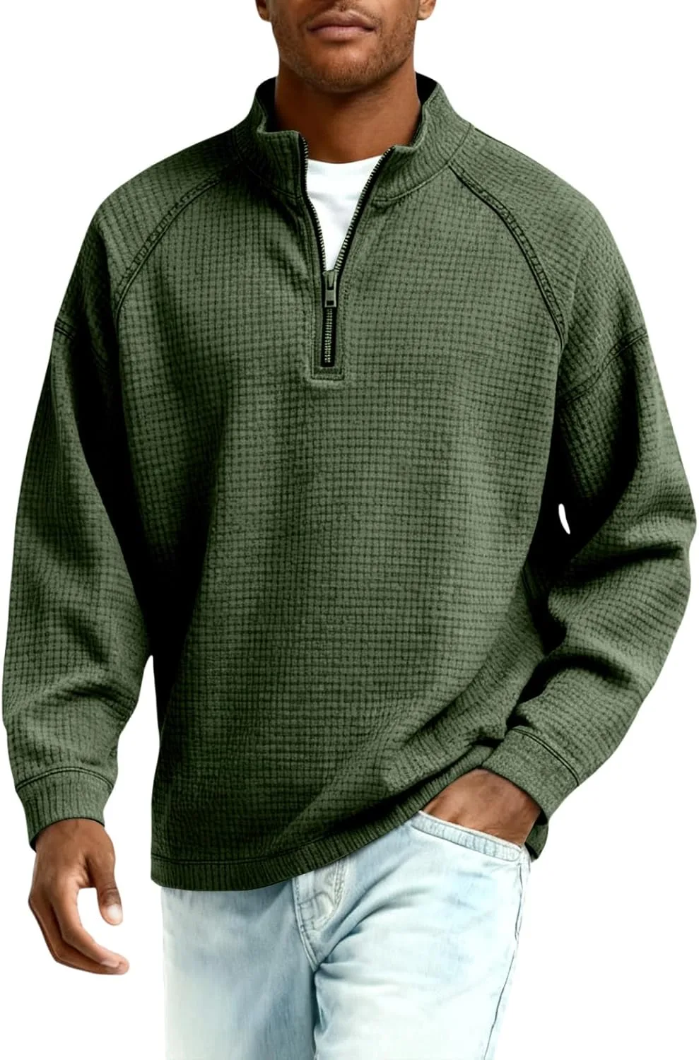 

Толстовка-поло с длинным рукавом и воротником-стойкой Kenvina