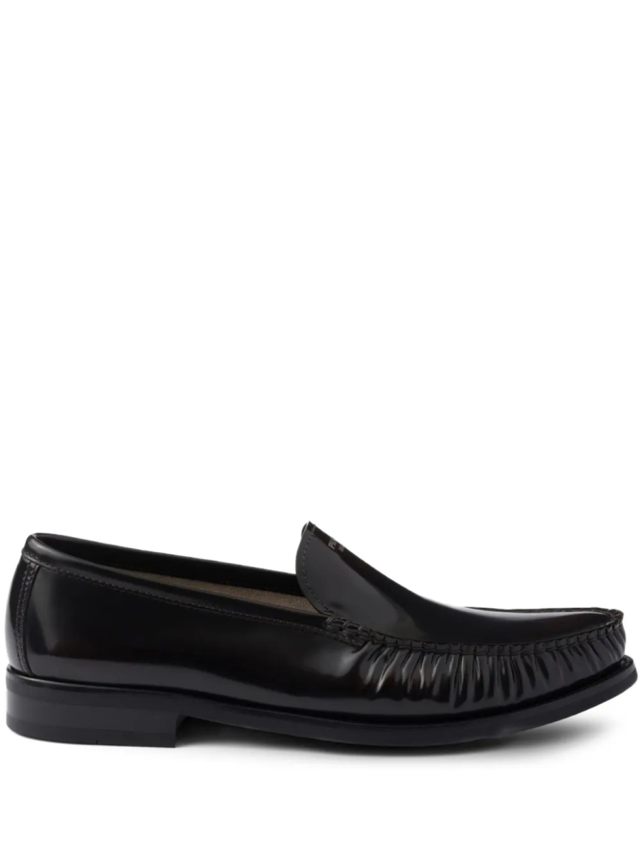 

Prada кожаные лоферы, коричневый