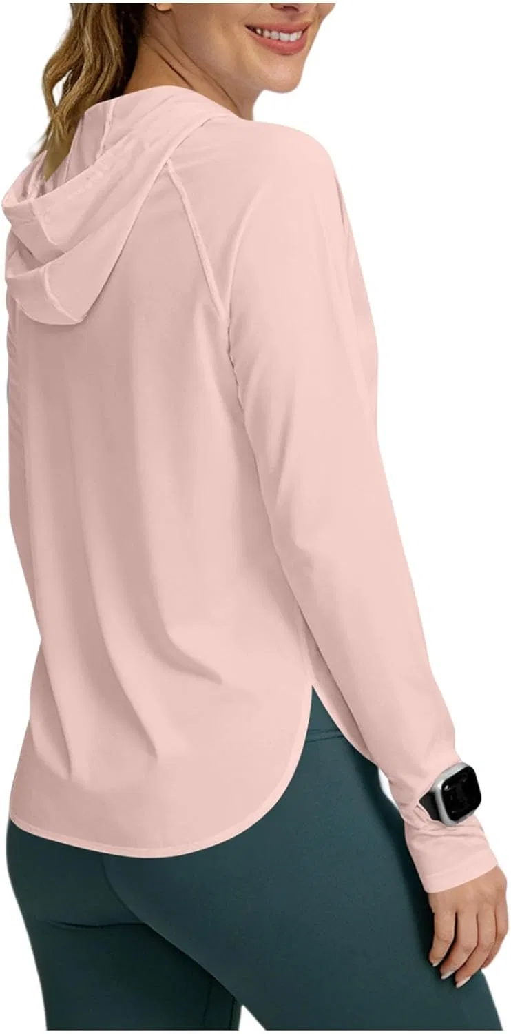 Женская куртка с капюшоном UPF 50+, Pink