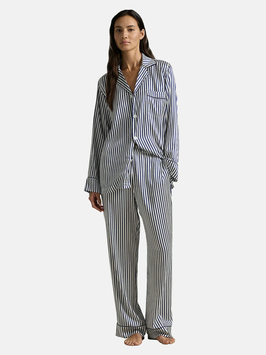 Пижама Polo Ralph Lauren Heritage Silk , Dark blue — фото 2