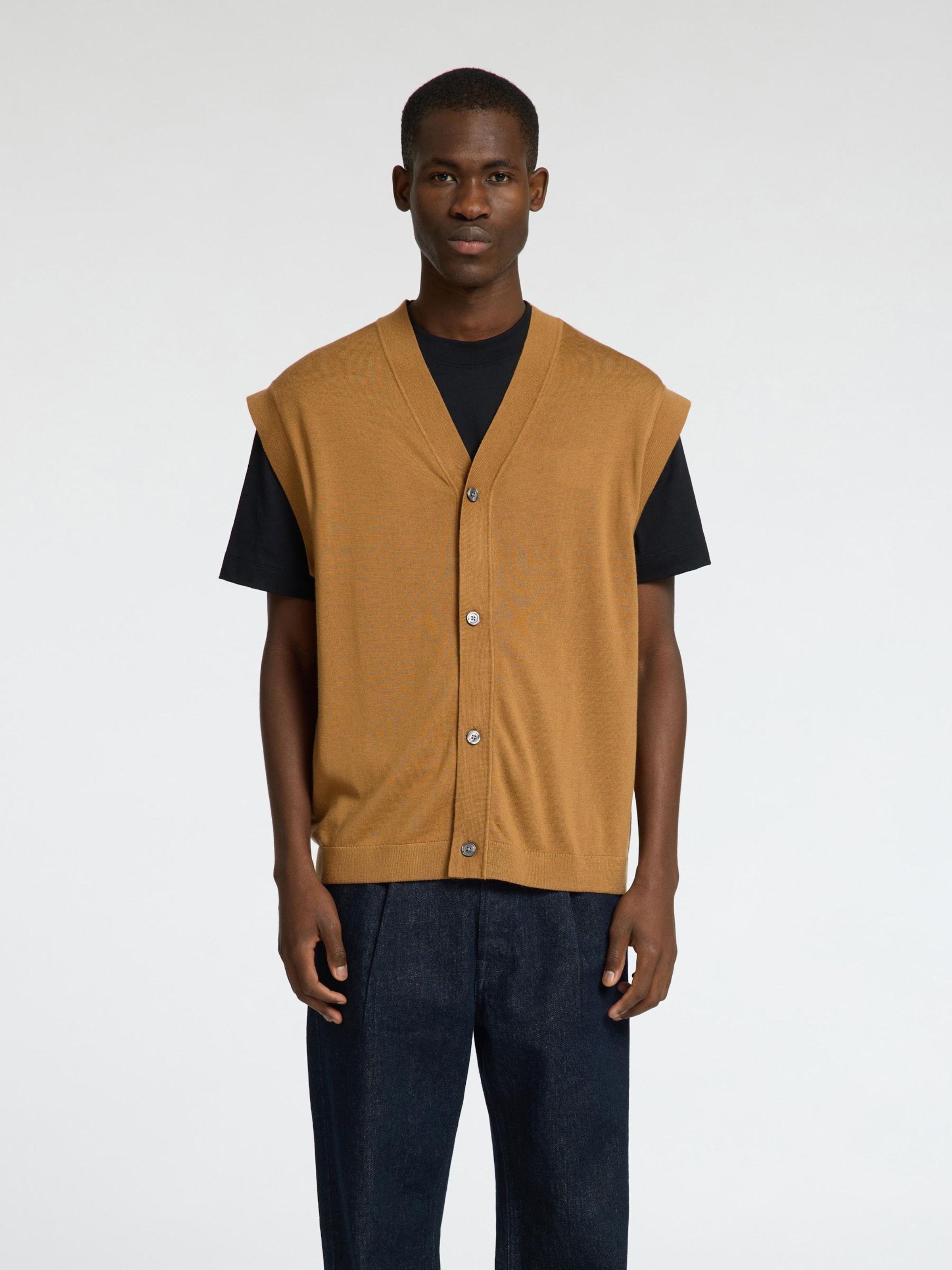 

SELECTED Жилет в коричневом цвете