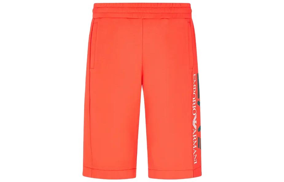 EMPORIO ARMANI EA7 повседневные шорты мужские orange red — фото 3