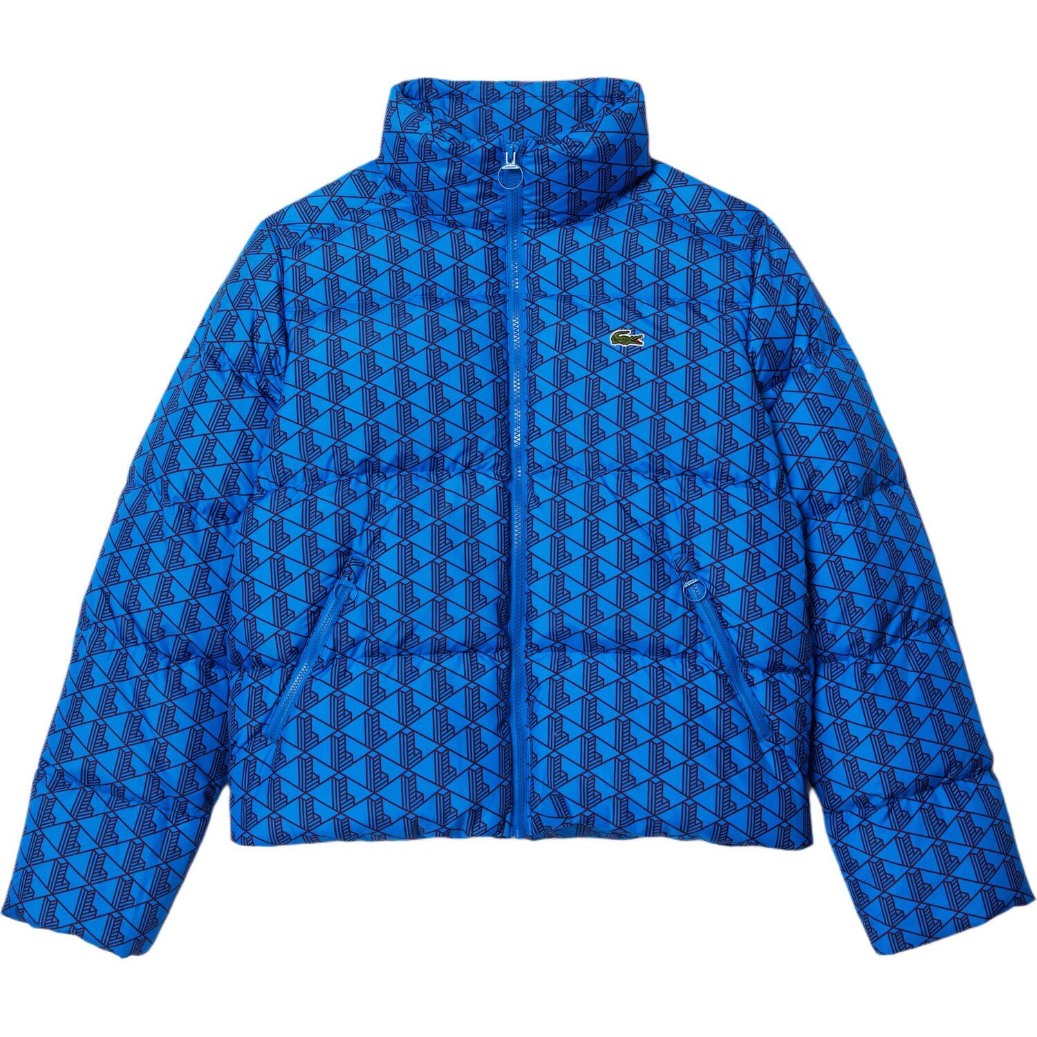 

LACOSTE Пуховик с монограммным принтом, Blue