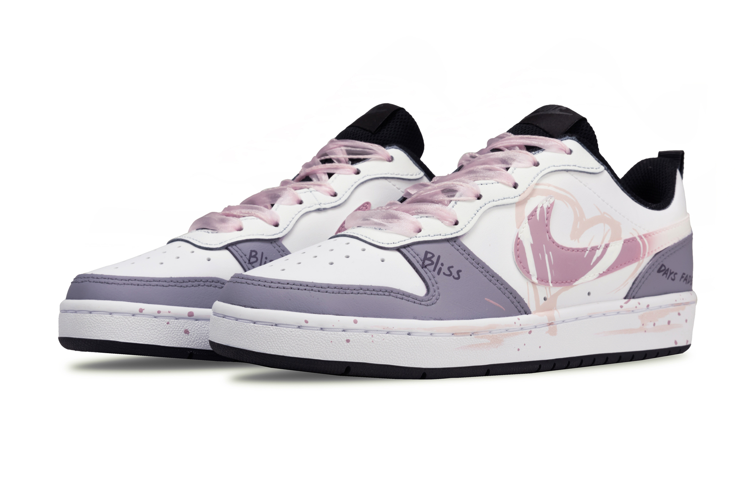 Детские скейтерские кеды Court Borough Nike, светло-фиолетовый — фото 4