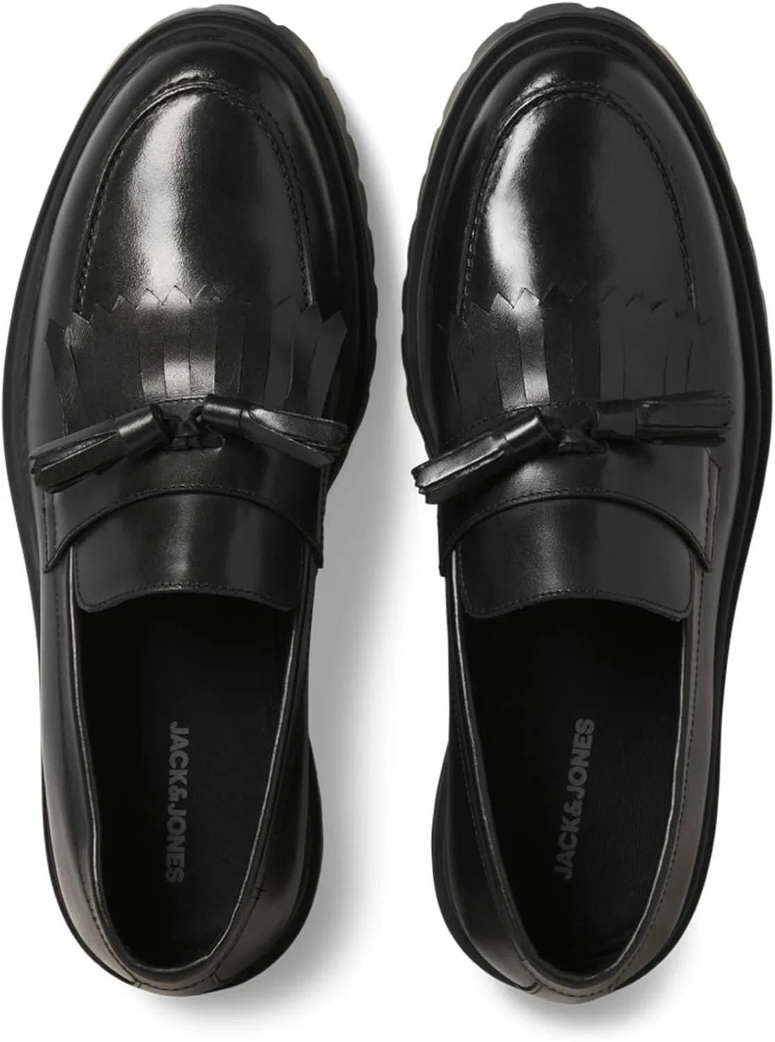 Лоферы JACK & JONES Jfwmilano Leather, Black — фото 2