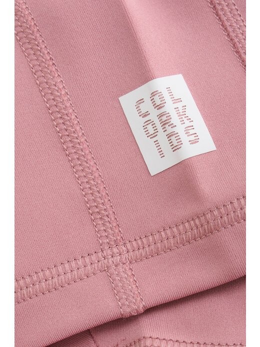 Леггинсы коспорт короткие однотонные колготки Colorkids, розовый — фото 3