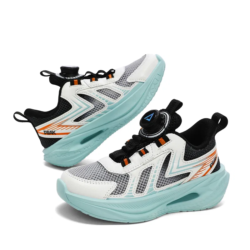 Кроссовки для бега из синтетической кожи PEAK Mint Green — фото 3