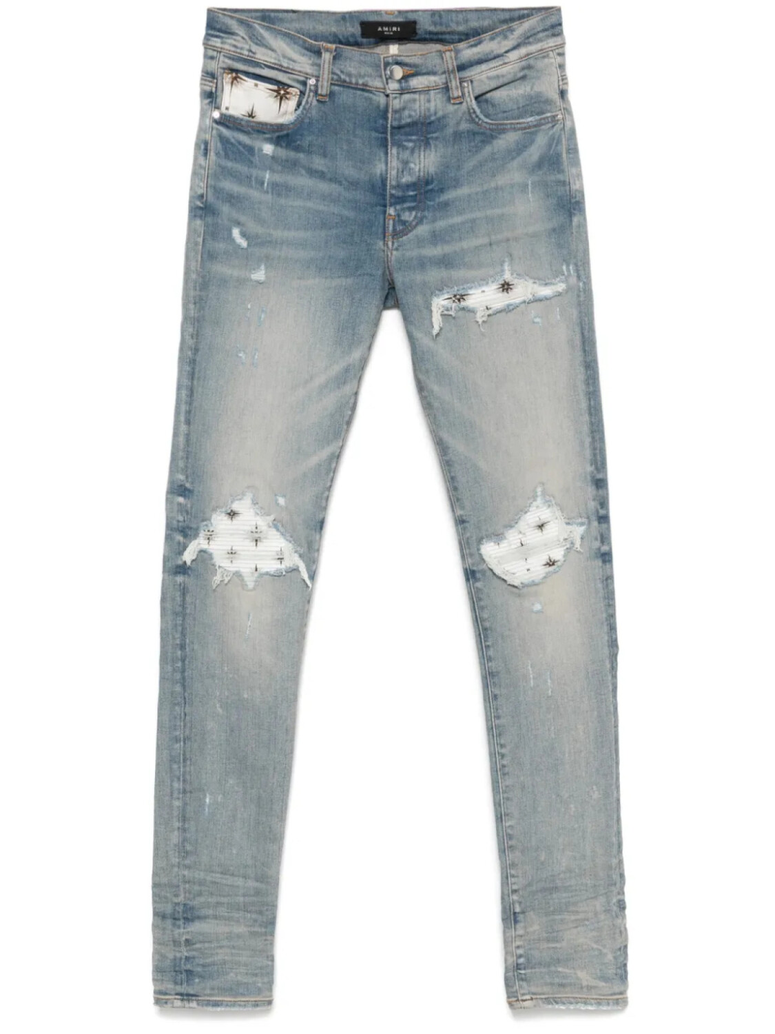 

Джинсы AMIRI Micro Starburst, синий