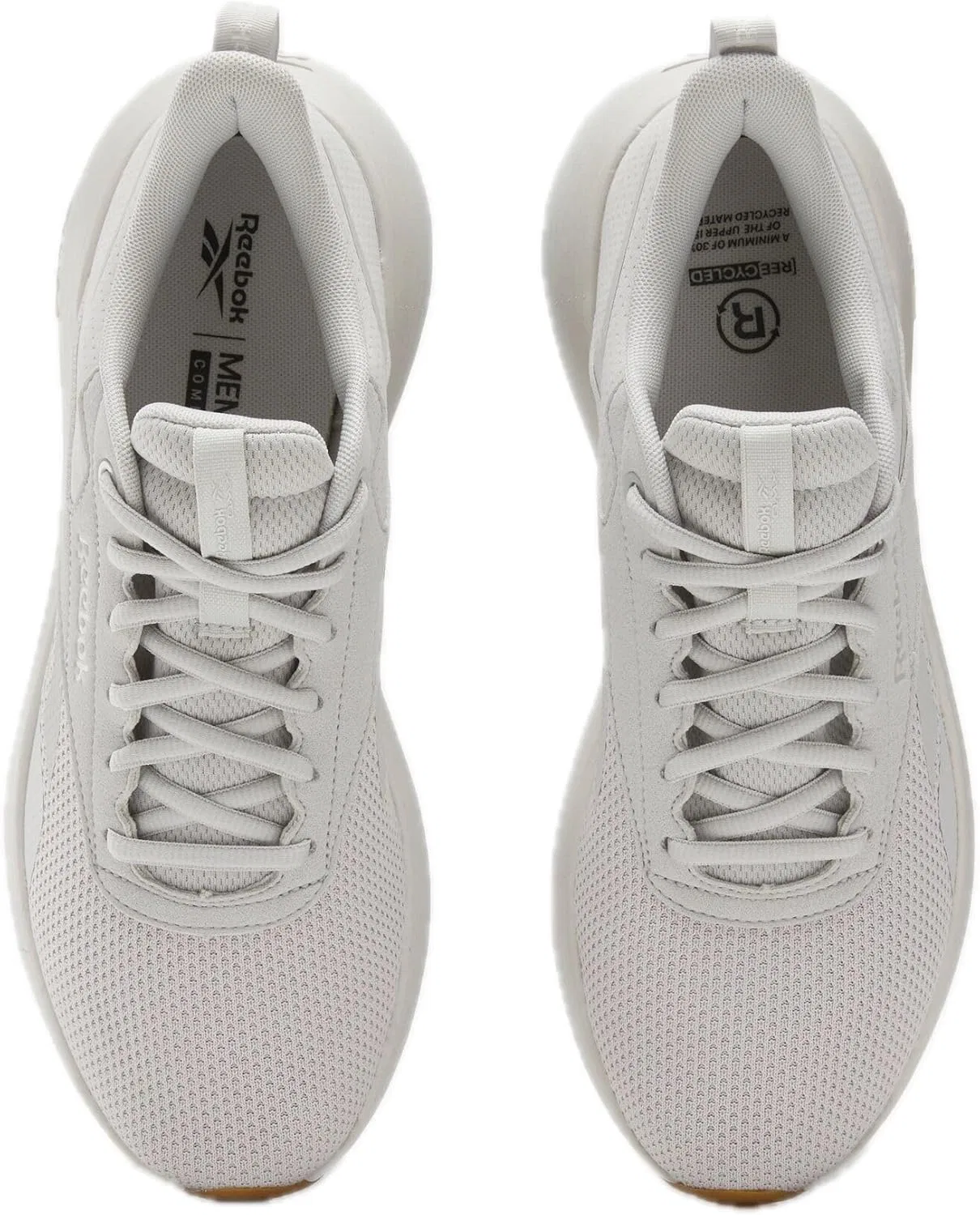 Кроссовки Reebok Unisex DMX Comfort + без шнурков, Steely Fog White Reebok Lee — фото 3