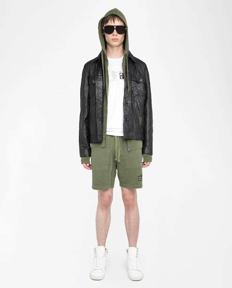 

Шорты Pablo прямые среднего размера для мужчин Zadig & Voltaire, цвет Kaki