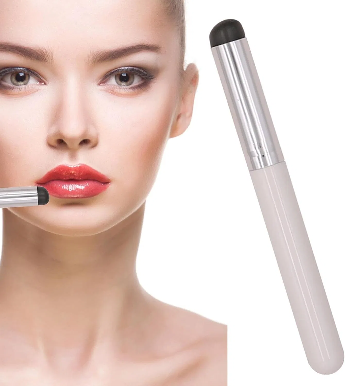 Силиконовая кисть для губ Mini Silicone Lip Brush, белый