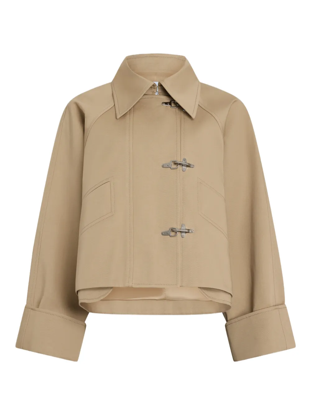 

Укороченная куртка оверсайз Patou, бежевый