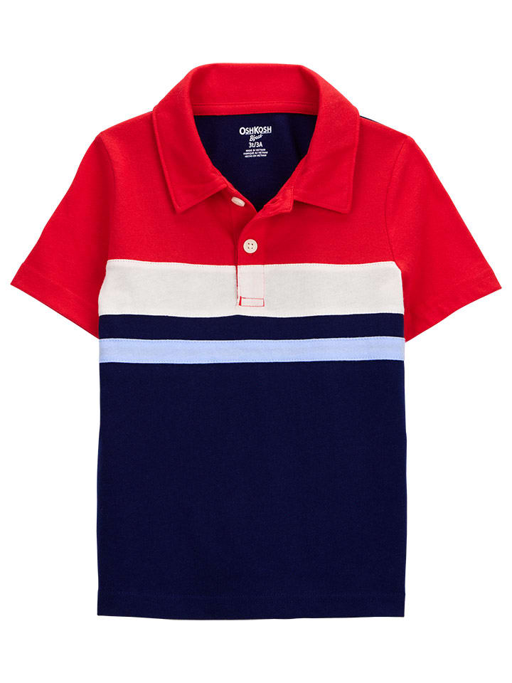 

OshKosh Рубашка поло темно-синего/красного цвета